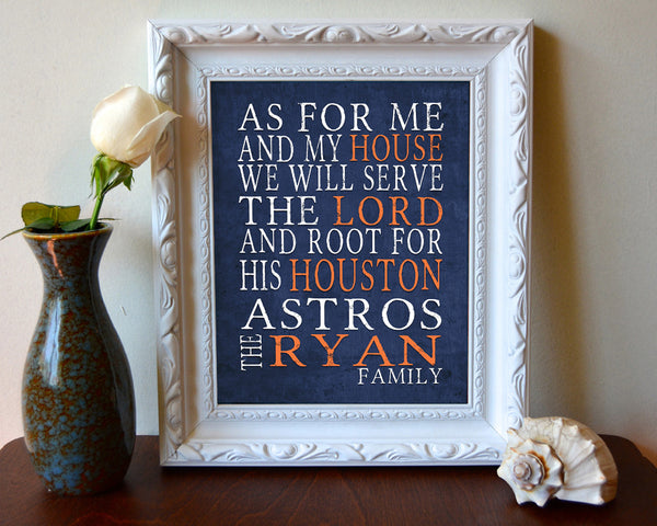 Houston Astros Family Picture Frame