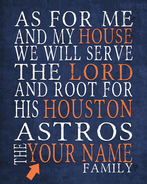 Houston Astros Family Picture Frame