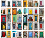 40 Piece Doors Doorways Travel Adventure Wall Aesthetic Collage Kit, Teen Room Decor, Vintage Boho Dorm Decor, 4x6 Photos