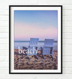Definition - Beach - A Place of Relaxation, Rest and Tranquility- Photography Print