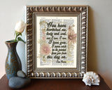 You have Bewitched Me, Body and Soul, and I Love, I Love, I love You - Jane Austen Quote - Dictionary Art Print