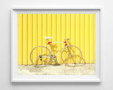 Bicycle Photography Prints, Set of 4, Home Wall Decor