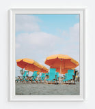 Beach Themed Photography Prints, Set of 4, Coastal Wall Decor
