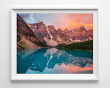 Banff National park Photography Prints, Set of 4, Canada Adventure Wall Decor
