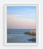 Cape Elizabeth Portland Maine Seascape Lighthouse Photography Prints, Set of 2, Coastal Wall Decor