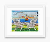 My Happy Place is the Beach - Danny Phillips Fine Art Print