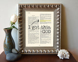 I got this- Psalms 55:22 Bible Page Christian ART PRINT