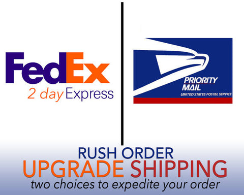 UPGRADED SHIPPING OPTIONS