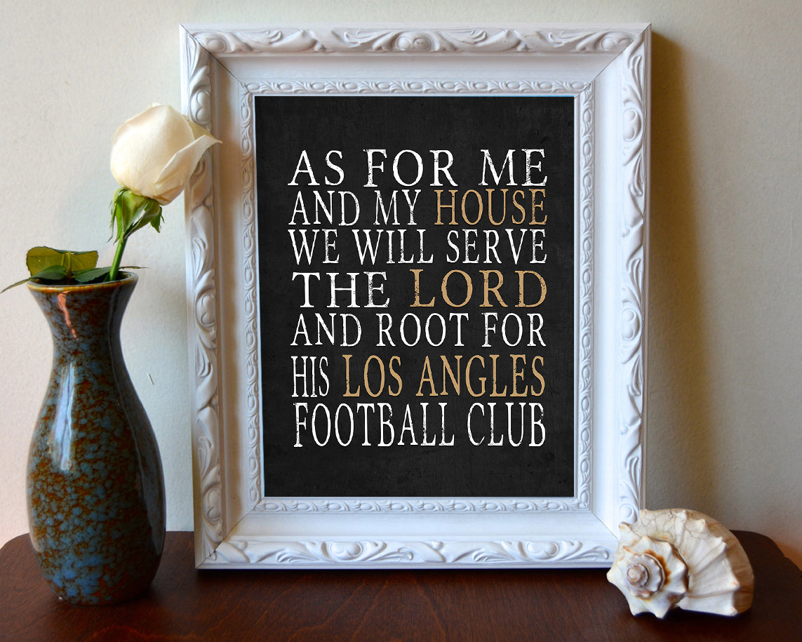 LAFC Los Angeles Football Club Wall Art | Canvas Painting Framed