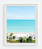 Miami Beach Florida from Above Photography Prints, Set of 2, Coastal Wall Decor
