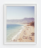 Malibu Beach California Photography Prints, Set of 2, Coastal Wall Decor