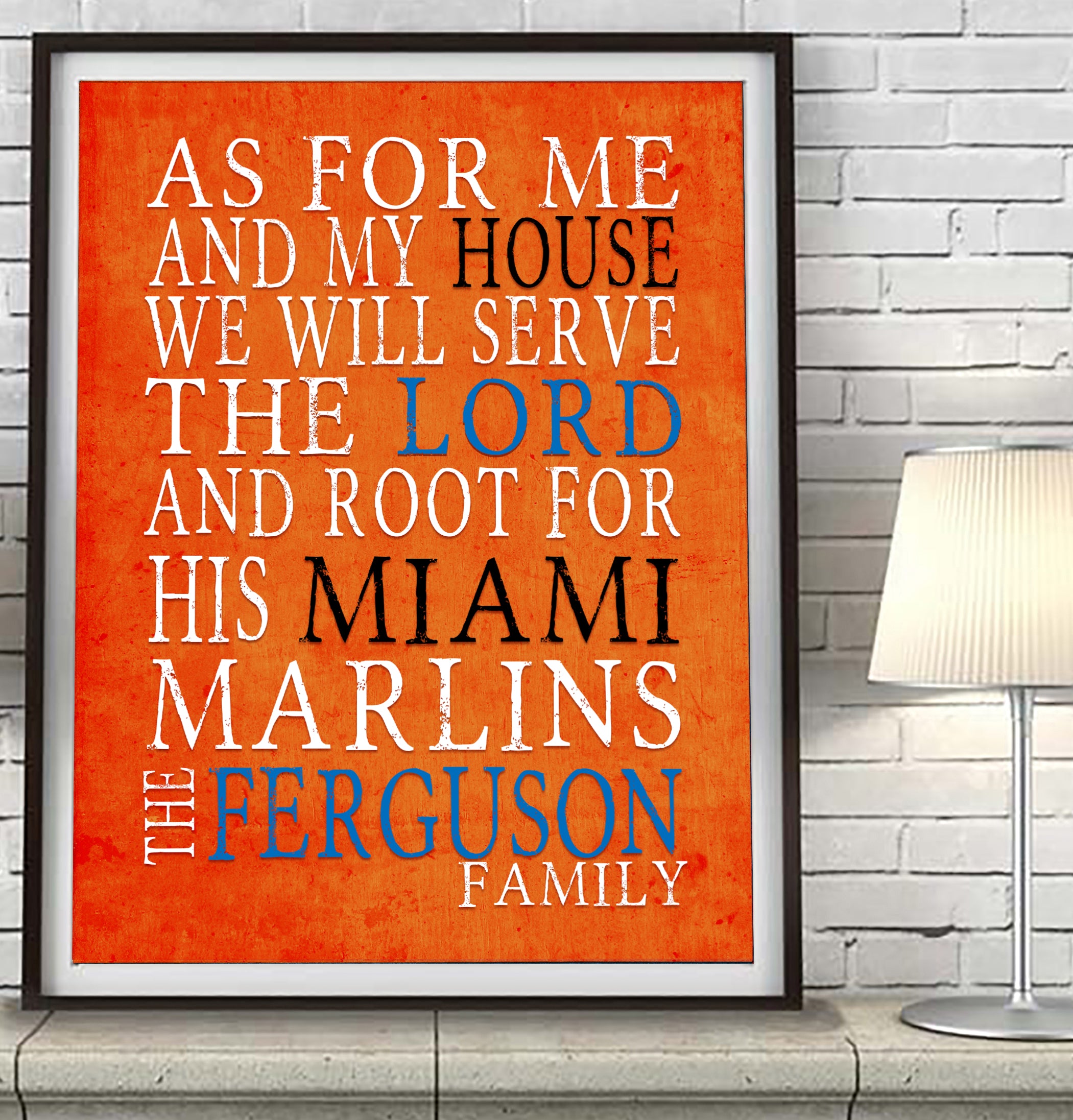 MIAMI MARLINS Team Colors Photo Picture BASEBALL Poster Print 