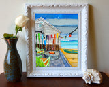 Ocean View - Mixed Media Painting Reproduction  - Danny Phillips Fine Art Print