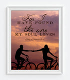 For I Have Found the One My Soul Loves - Song of Solomon 3:4 Bible Verse Photography Print