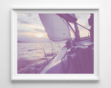 Sailing Photography Prints, Set of 4, Nautical Wall Decor