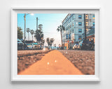 Venice Beach California Photography Prints, Set of 4, Coastal Wall Decor