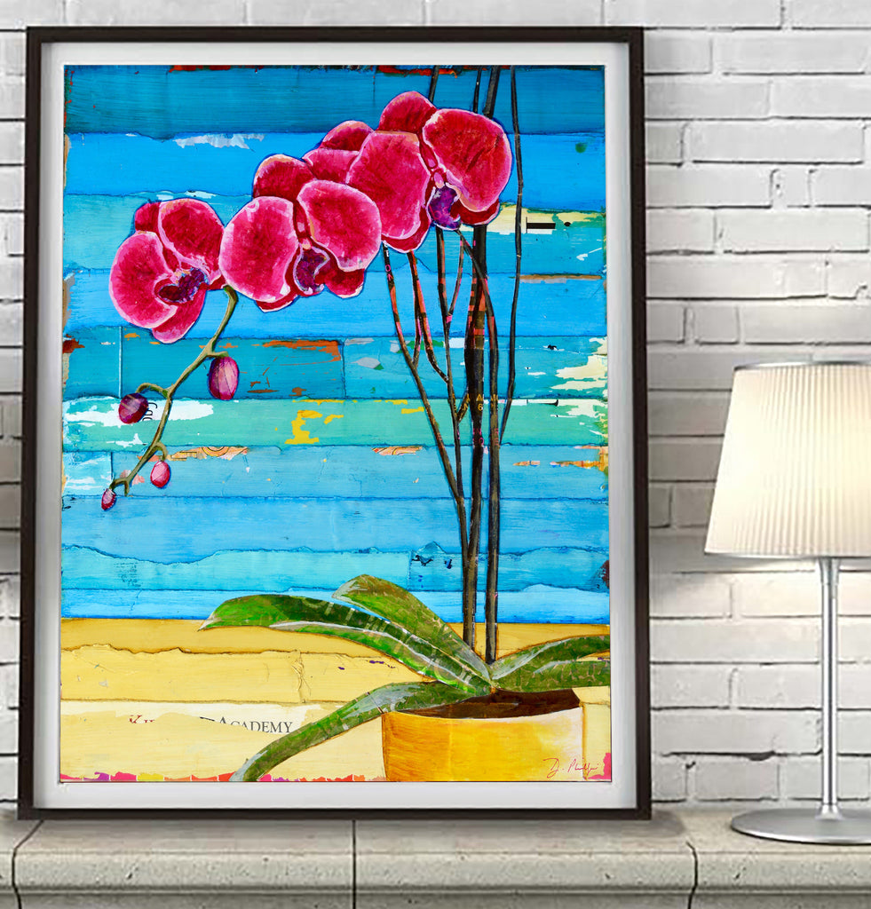 Wish You Were Here- Orchids - Danny Phillips Art Print