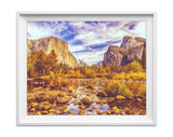 Yosemite National park Photography Prints, Set of 4, California Adventure Wall Decor